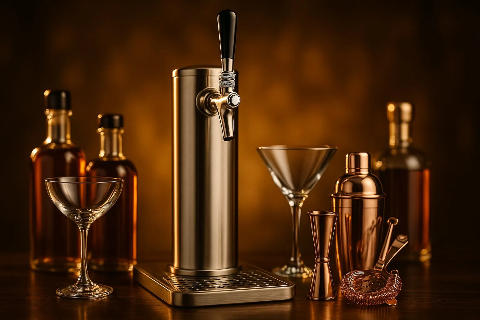 Hero Distribuitor de cafea rece Nitro Coffee cu 2 linii